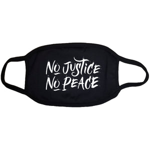 No Justice No Peace Face Mask